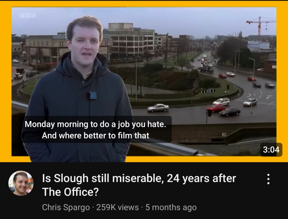 Screenshot of Chris Spargo YouTube video