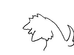 short flipnote animation of a dog turning its head towards the viewer and sticking out its tongue
