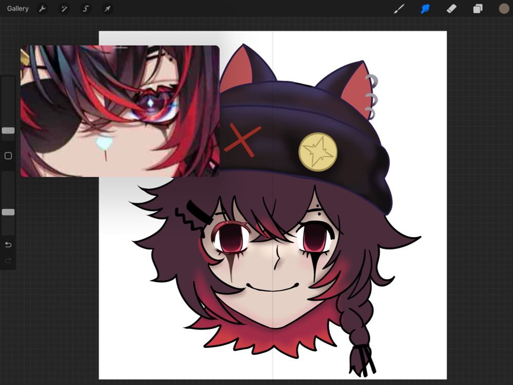 Wip of kuro fanart 