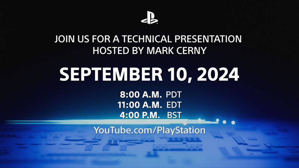 Tune in tomorrow for a PlayStation 5 Technical Presentation hosted by Mark Cerny