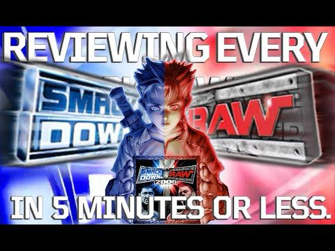 Reviewing All 7 of the  WWE SmackDown! vs Raw Titles in 5 Minutes or Less!