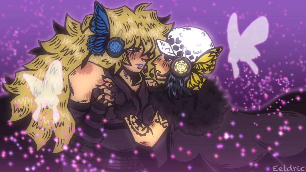 Taking a break from the usual KilLaw yaoi for today, I drew them but yuri🤭