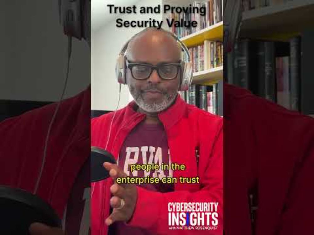 Trust and Proving #cybersecurity Value