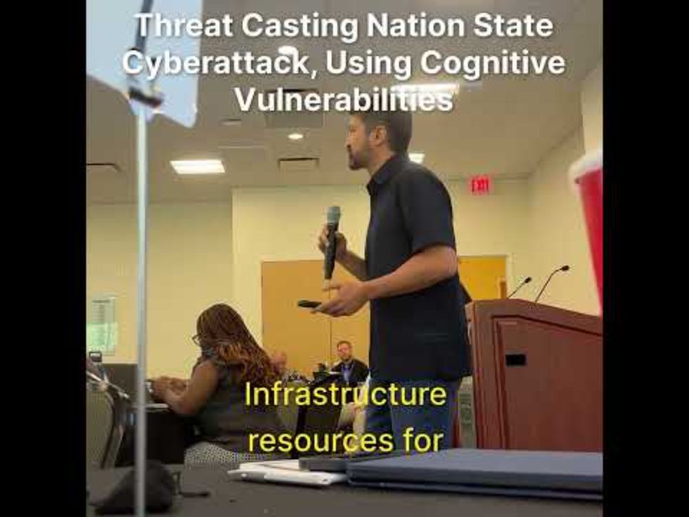 Threat Casting a Nation State Attack on Critical Infrastructure Scenario at CognectCon2025