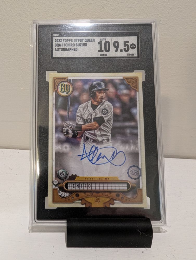 2022 Topps Gypsy Queen Ichiro Suzuki auto (SGC 9.5/Auto 10)