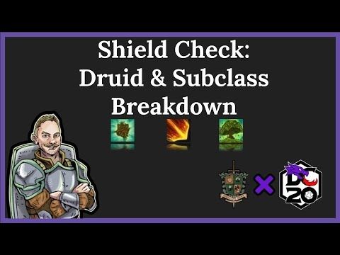 #DC20 Druid Class & Subclasses [Shield Check]