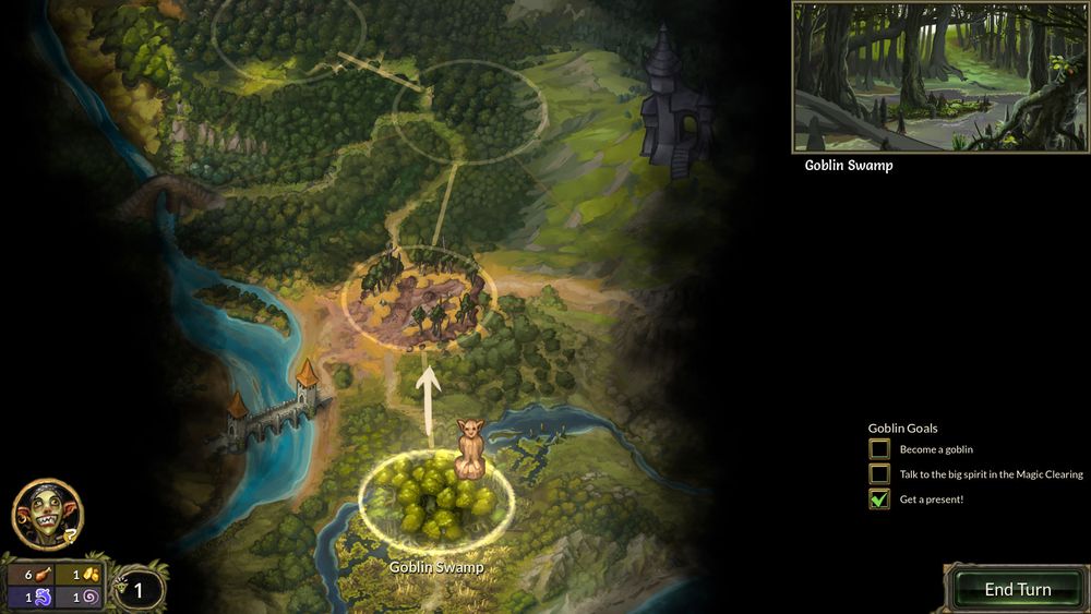 A shot from June 2025 (which looks largely the same as present).

Note: More streamlined UI, nice map background, better selection/direction indicators.

And what you can't see is that there's ambient sound! Also the dialog view is smoother and has way more features.

I just need to smash down all the rough edges a bit so some folks can play this "naturally".