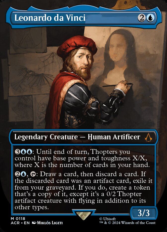 Magic the Gathering card "Leonardo da Vinci"