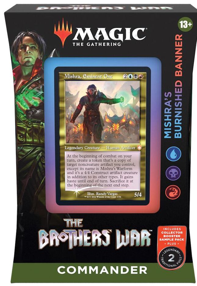 Mishra's Burnished Banner preconstructed Commander deck for Magic: the Gathering