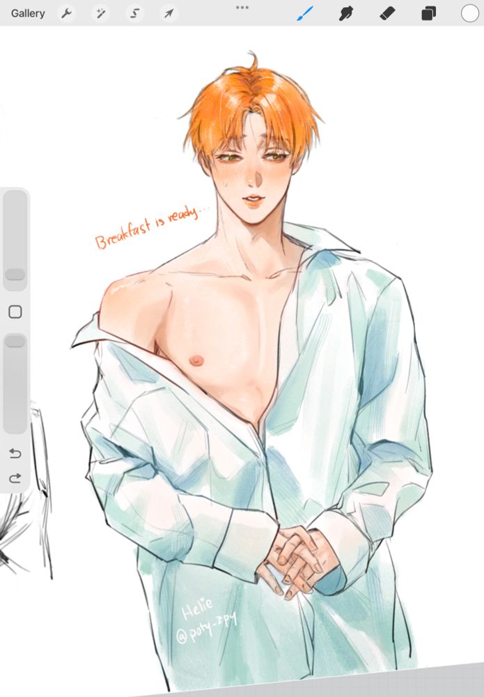 My OC🧡 His name is Helie☀️