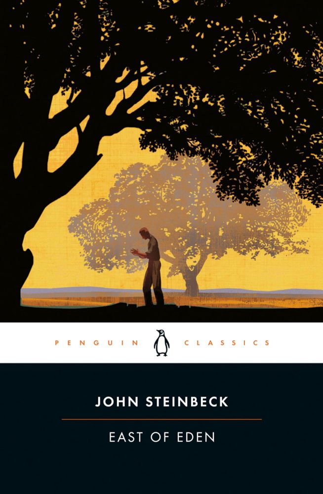 Image shows cover of East of Eden by John Steinbeck