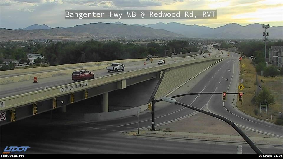 Bangerter Hwy  SR154 WB @ Redwood Rd  SR68  RVT