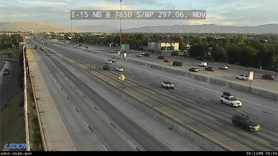 I15 NB @ 7850 S  MP 297.06  MDV
