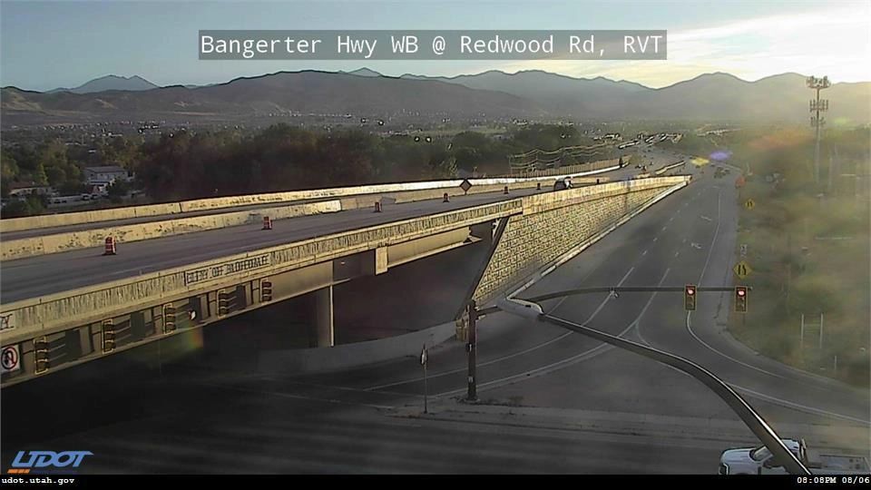 Bangerter Hwy  SR154 WB @ Redwood Rd  SR68  RVT