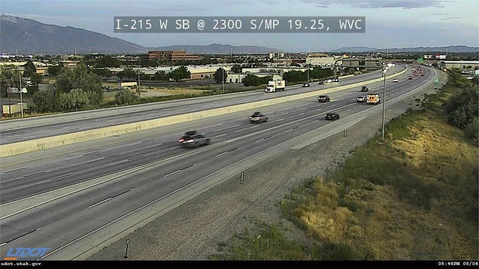 I215 W SB @ 2300 S  MP 19.25  WVC