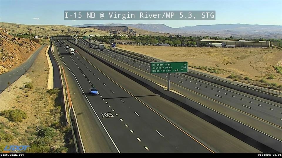 I15 NB @ Virgin River  MP 5.3  STG
