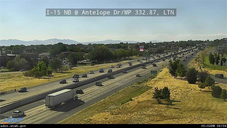 I15 NB @ Antelope Dr  2000 N  SR108  MP 332.87  LTN