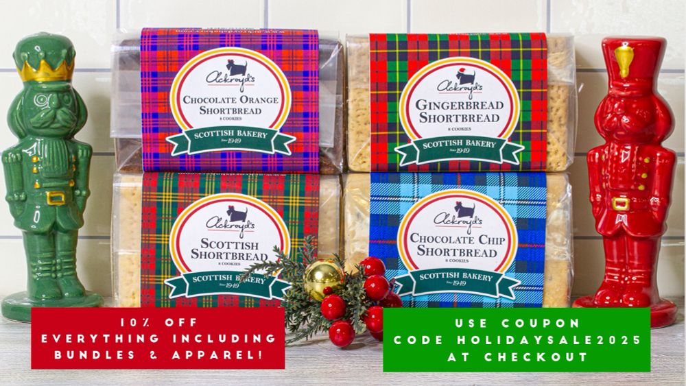 AckroydsBakery.com Holiday weekend sale. Coupon code HOLIDAYSALE2025.