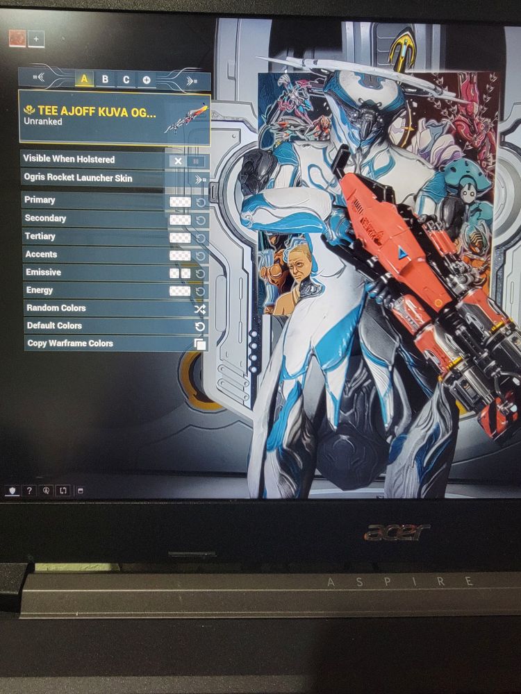 Kuva Ogris from Warframe with an Unreal Tournament Skin
