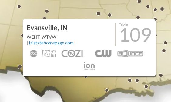 NEXSTAR STATION IN INDIANA: WEHT WTVW EVANSVILLE