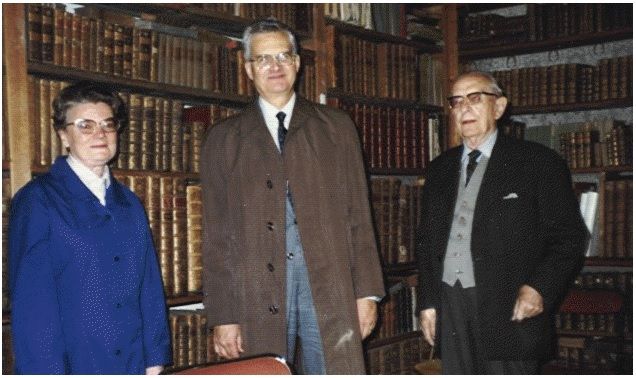 Odette Barenne avec Jean Mesnard et André Gazier