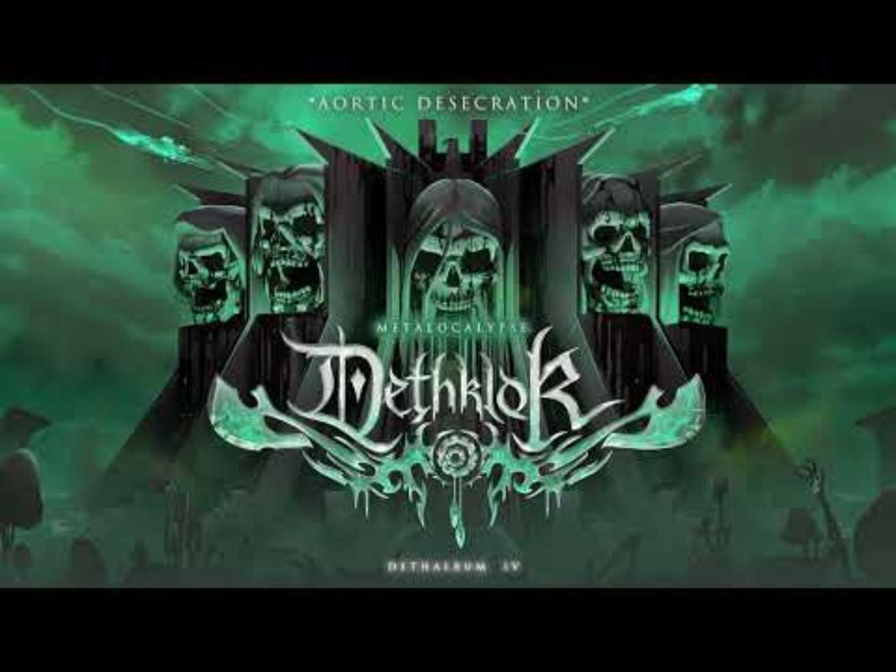 Metalocalypse: Dethklok | Aortic Desecration (Lyric Video)  | Adult Swim