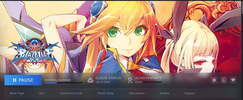 Downloading Blazblue Central Fiction 