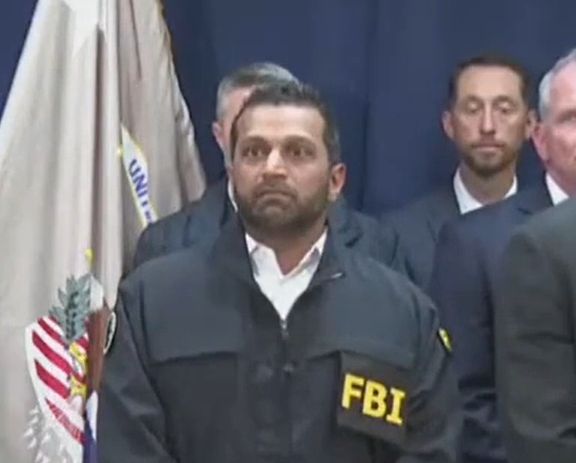 Kash Patel looking like he just shit his pants.