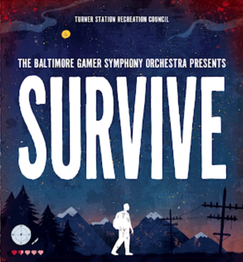 Baltimore Gamer Symphony Orchestra Survive Spring Concert Poster