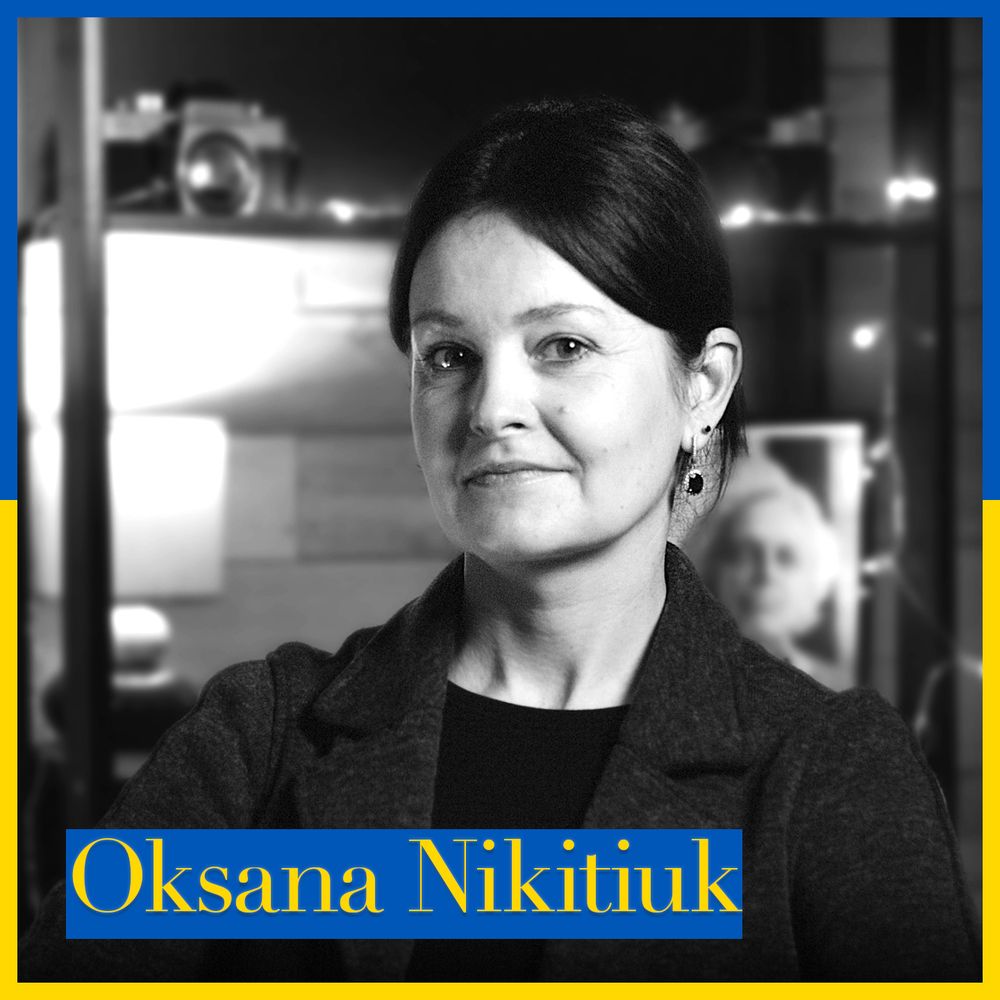 The voice of #Ukraine and its pain is incarnated and embodied by Oksana Nikitiuk 🇺🇦💙 You can listen to her here. YouTube video available with subtitles in Latvian, French and Ukrainian 🎬 Link below 👇