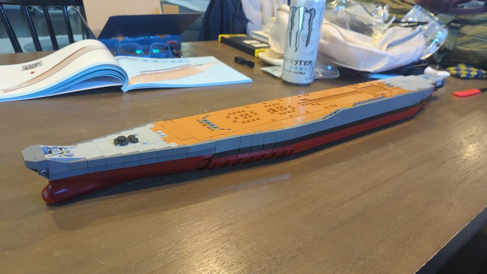 Partially assembled building block kit of the Yamato