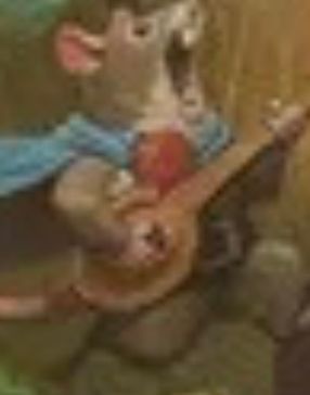 Bard mouse from the magic card valley questcaller