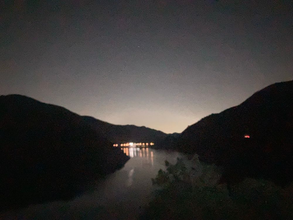 Los Angeles light pollution seen from north of Azusa.