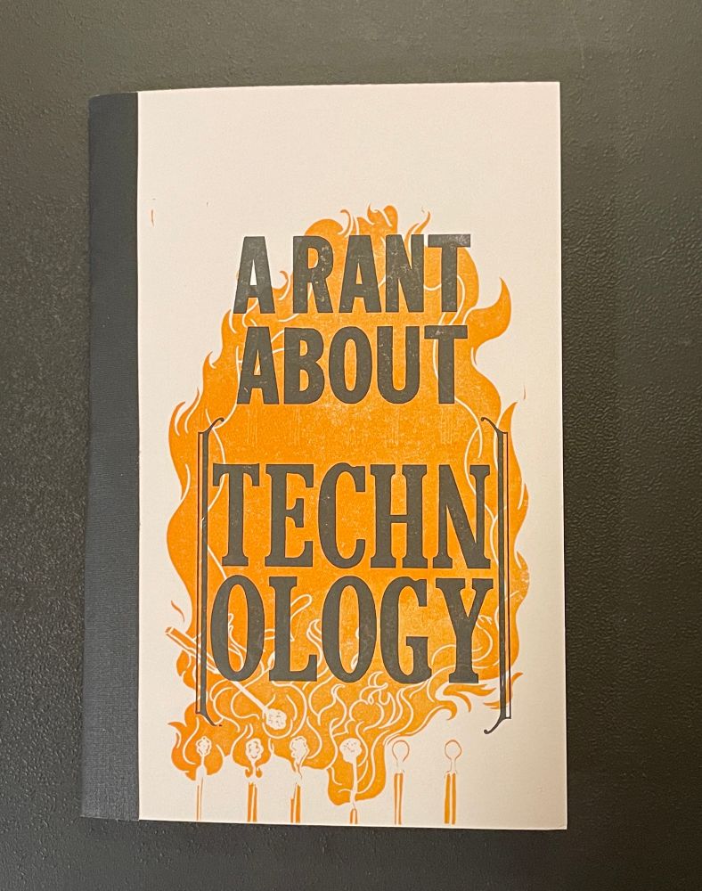 Cover of “A Rant About Technology”