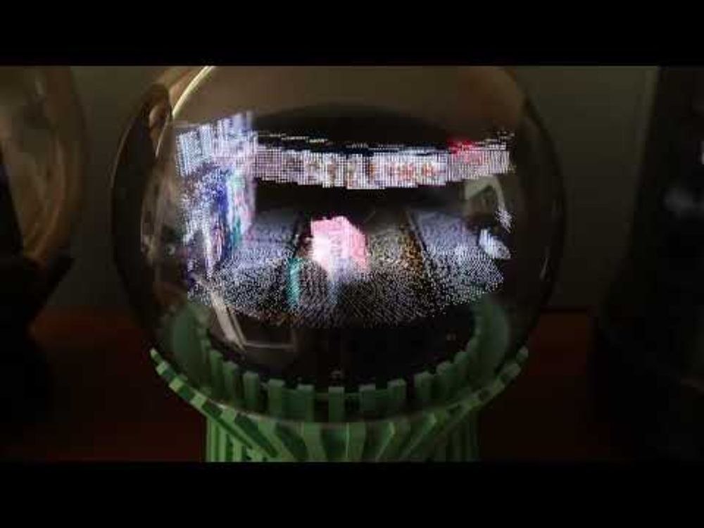 GTA on a Volumetric Display