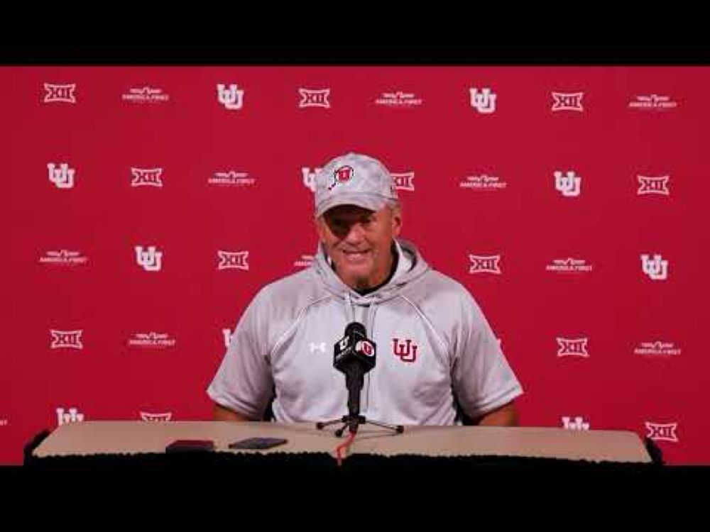 Head Coach Kyle Whittingham Press Conference - 9.9.24