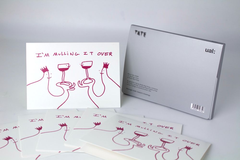 Multiple cards featuring the Mulling it Over design, as well as the outer packaging