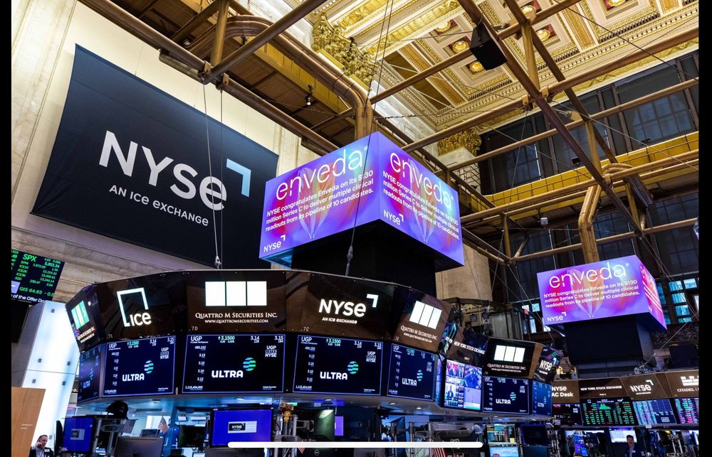 Just a short while ago, our friends at NYSE celebrated our Series C on their trading floor. Thank you, Eric J. Dimise, PhD , Johanna Grossman, PhD and other NYSE colleagues!