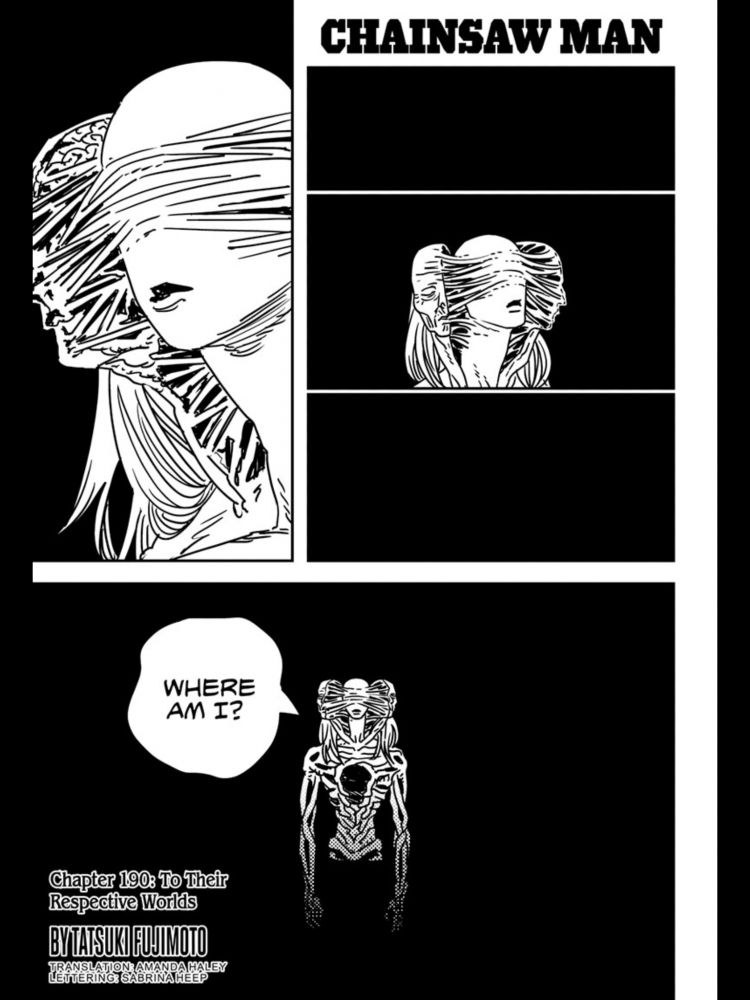 Cover page for Chainsaw Man chapter 190