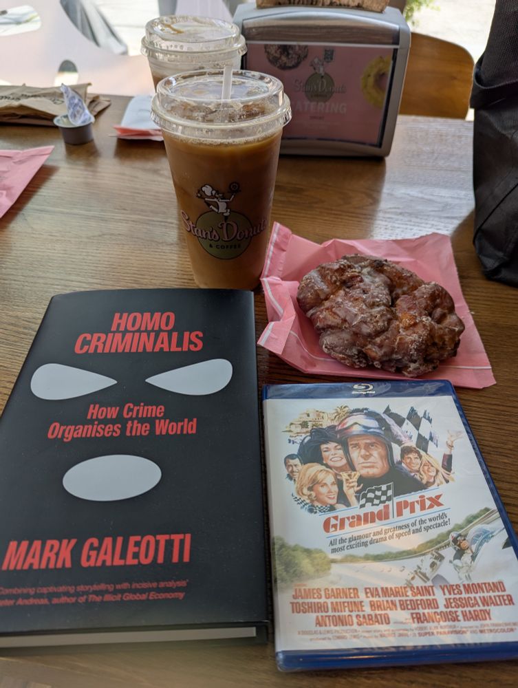 Apple fritter from Stan's Donuts, 2025.