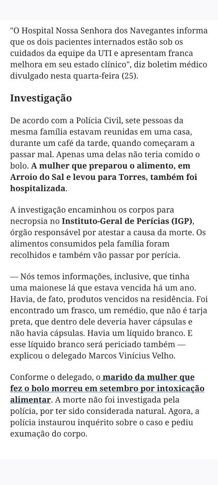 Print de matéria do Jornal gaúcho ZH.