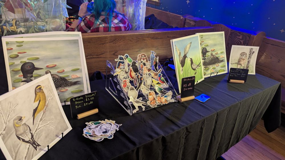 Photo of my market booth at Lodge of Lazarus Crowe