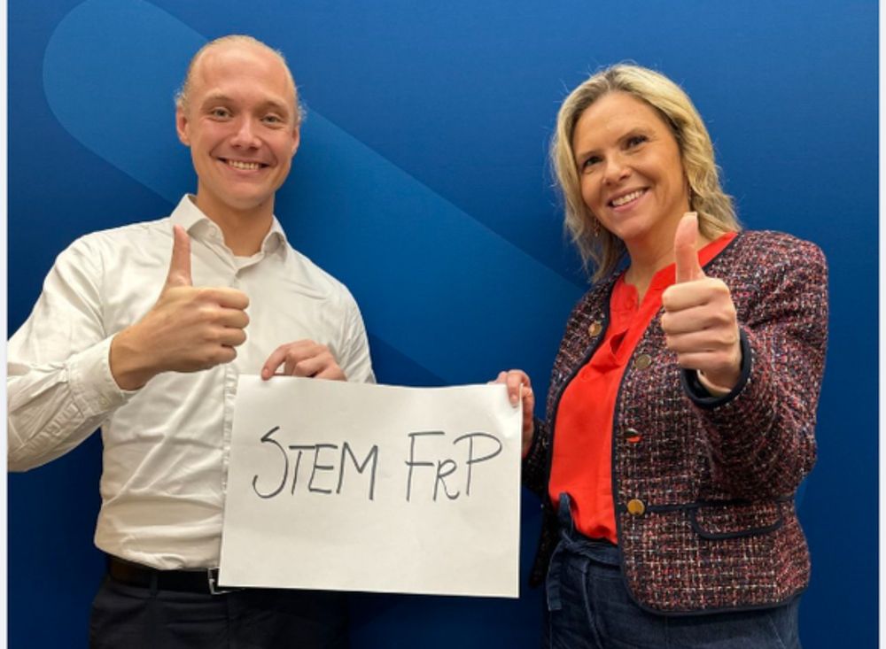 Ungdomspartiene ber Frp og Simen Velle ta avstand til «Stem Frp»-trenden