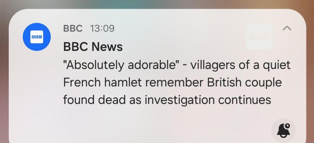 BBC news: "absolutely adorable" - villagers of a quiet French hamlet remember British couple found dead as investigation continues 