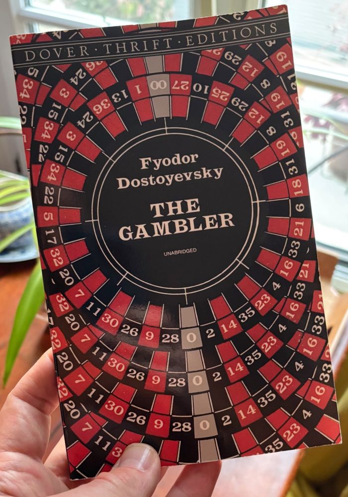 The Gambler by Fyodor Dostoyevsky for the Tuesday Book Club from P-Wave Press