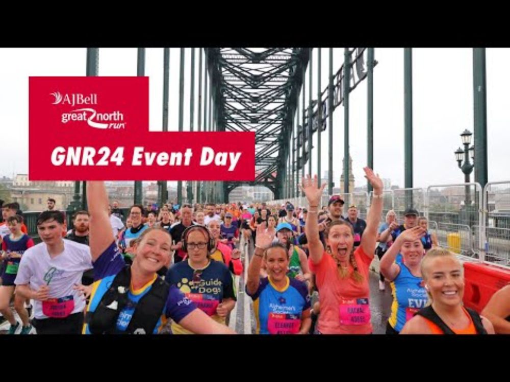 AJ Bell Great North Run 2024 | Half Marathon Event Day | Sunday 8th September 2024