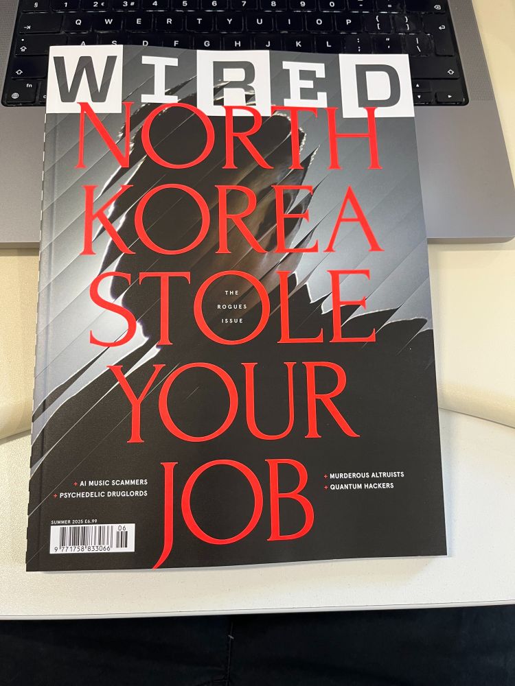 New issue of WIRED with the coverline: North Korea Stole Your Job