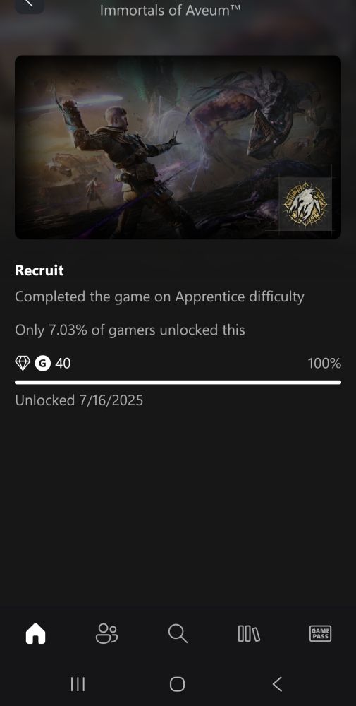 Sweet game.  The combat was a little iffy in sections, but a cool story and nice graphics to boot.  Still, happy to be done.  #ImmortalsofAveum 