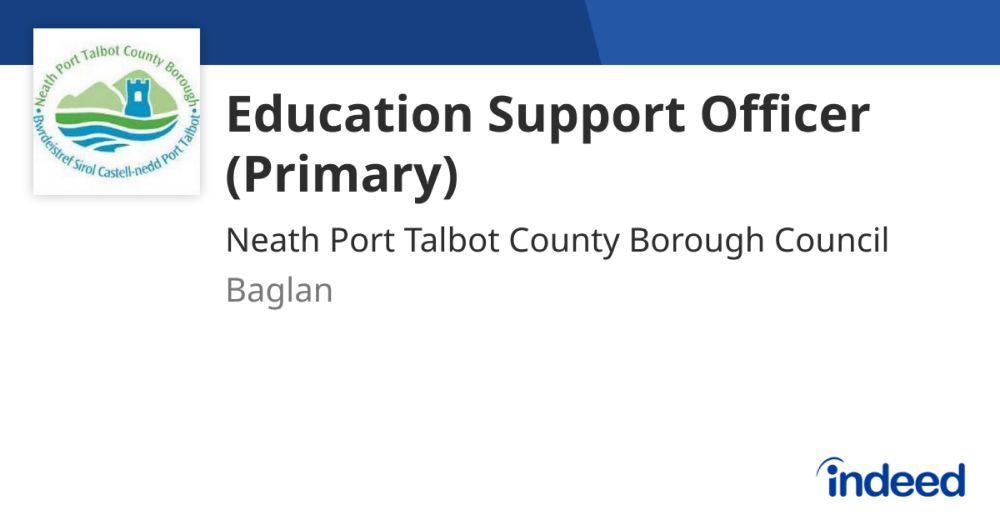 Education Support Officer (Primary) - Baglan - Indeed.com