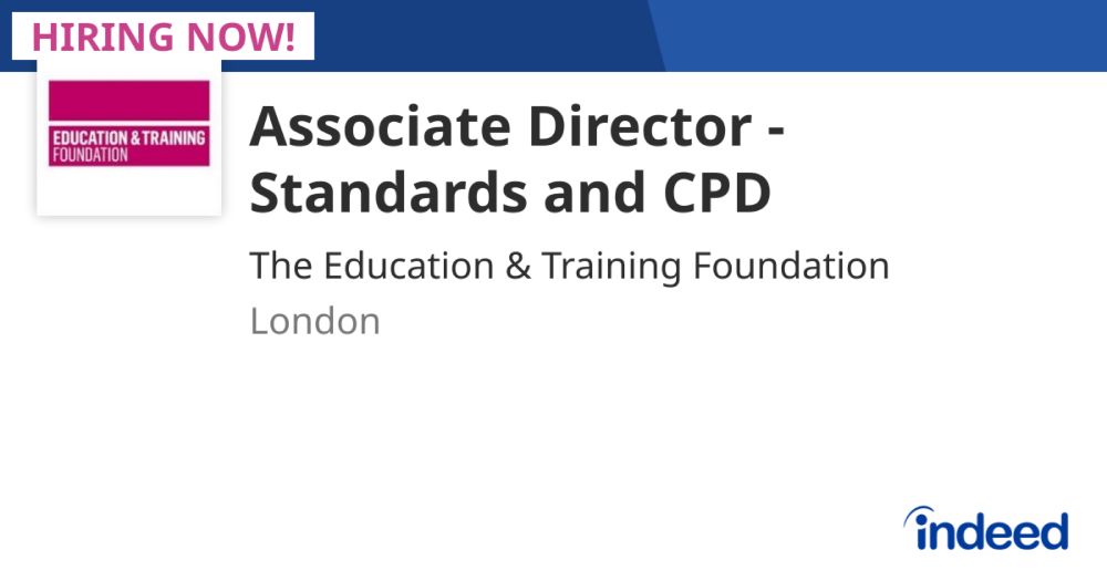 Associate Director - Standards and CPD - London SW1W 9SP - Indeed.com